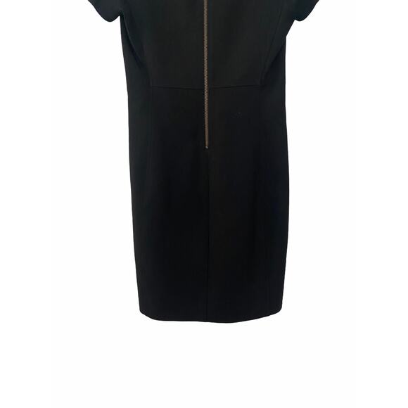Aritzia Babaton Womens Cap Sleeve Sheath Dress Black S Small - Picture 6 of 9